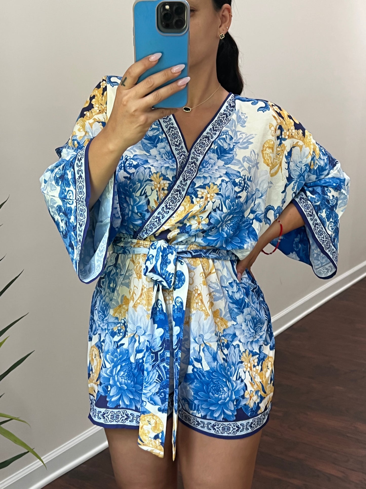 Blue Romper